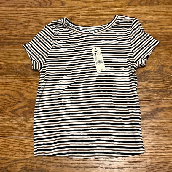 NWT Striped Garage baby tee Size Small - Picture 1 of 4